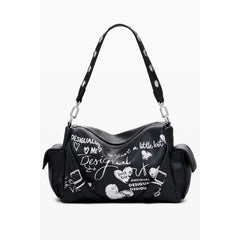 Desigual Black Polyethylene Women Handbag - Shoulder Bags