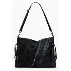 Desigual Black Polyethylene Women Handbag - Shoulder Bags