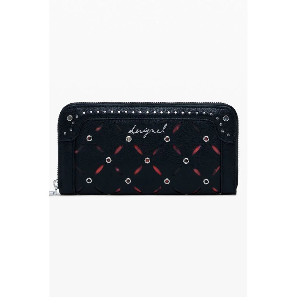 Desigual Black Polyethylene Women Wallet - Wallets