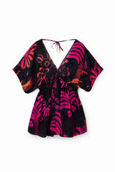 Desigual Black Viscose Jumpsuit - L