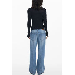 Desigual Black Viscose Women Cardigan - XL