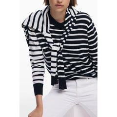 Desigual Black Wool Women Sweater - Sweaters