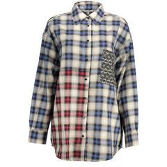 Desigual Blue Cotton Shirt - S - Shirts