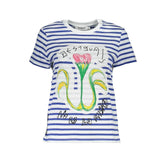 Desigual Blue Cotton Women T-Shirt - T-Shirts