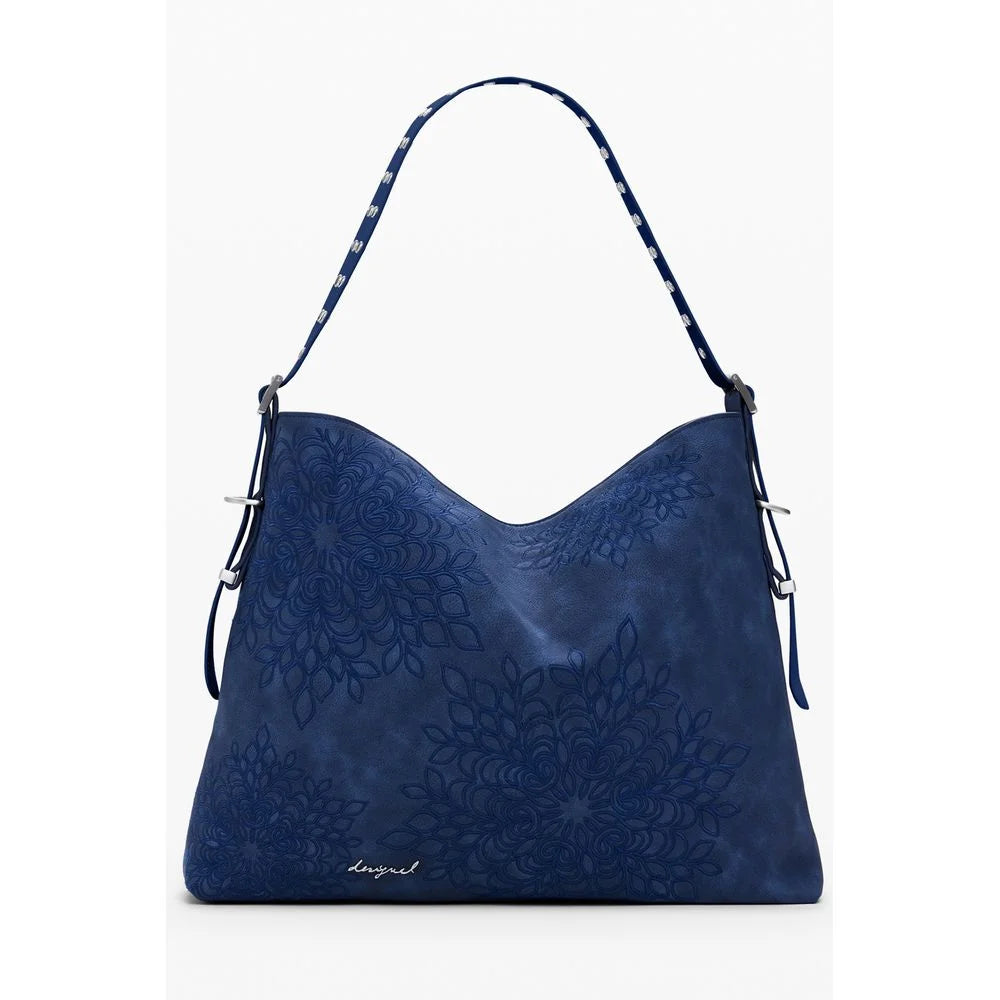 Desigual Blue Polyethylene Women Handbag - Shoulder Bags