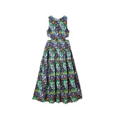 Desigual Blue Viscose Long - XL - Dresses