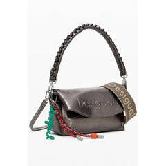 Desigual Bronze Polyethylene Women Handbag - Shoulder Bags