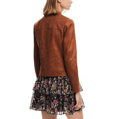 Desigual Brown Polyester Clothing - IT44|L