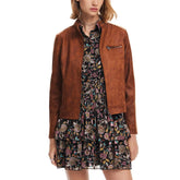 Desigual Brown Polyester Clothing - IT44|L