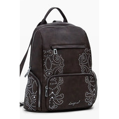 Desigual Brown Polyethylene Women Backpack - Backpacks