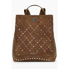Desigual Brown Polyethylene Women Backpack - Backpacks