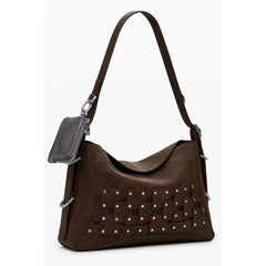 Desigual Brown Polyethylene Women Handbag - Shoulder Bags
