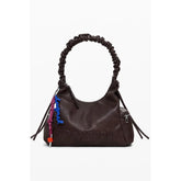Desigual Brown Polyethylene Women Handbag - Shoulder Bags
