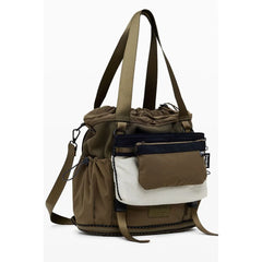 Desigual Green Polyester Women Convertible Handbag - Convertible Bags