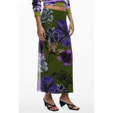 Desigual Green Polyester Women Skirt - Skirts