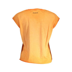 Desigual Orange Cotton Women T-Shirt - T-Shirts