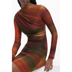 Desigual Orange Polyester Women Dress - Dresses