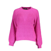 Desigual Pink Fabric Sweater - Sweaters