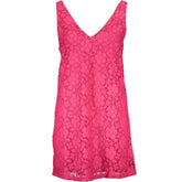 Desigual Pink Viscose Women Dress - L - Dresses