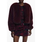 Desigual Red Polyester Women Jacket - Coats & Jackets