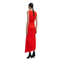 Desigual Red Viscose Long - IT38|XS - Dresses