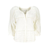 Desigual White Cotton Shirt - Shirts
