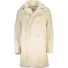 Desigual White Polyester Jackets & Coat - Overcoats