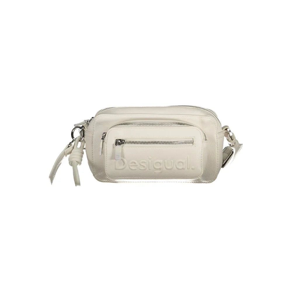 Desigual White Polyethylene Handbag - Cross Body Bags