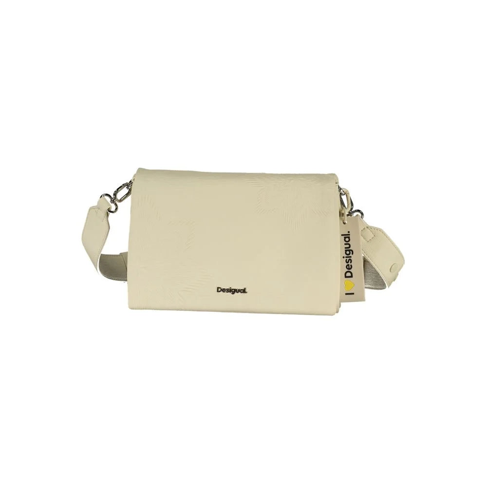 Desigual White Polyethylene Handbag - Cross Body Bags