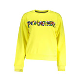 Desigual Yellow Cotton Women Sweater - Sweatshirts