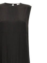 DI.LA3 PARI’ Black Silk Long Dress