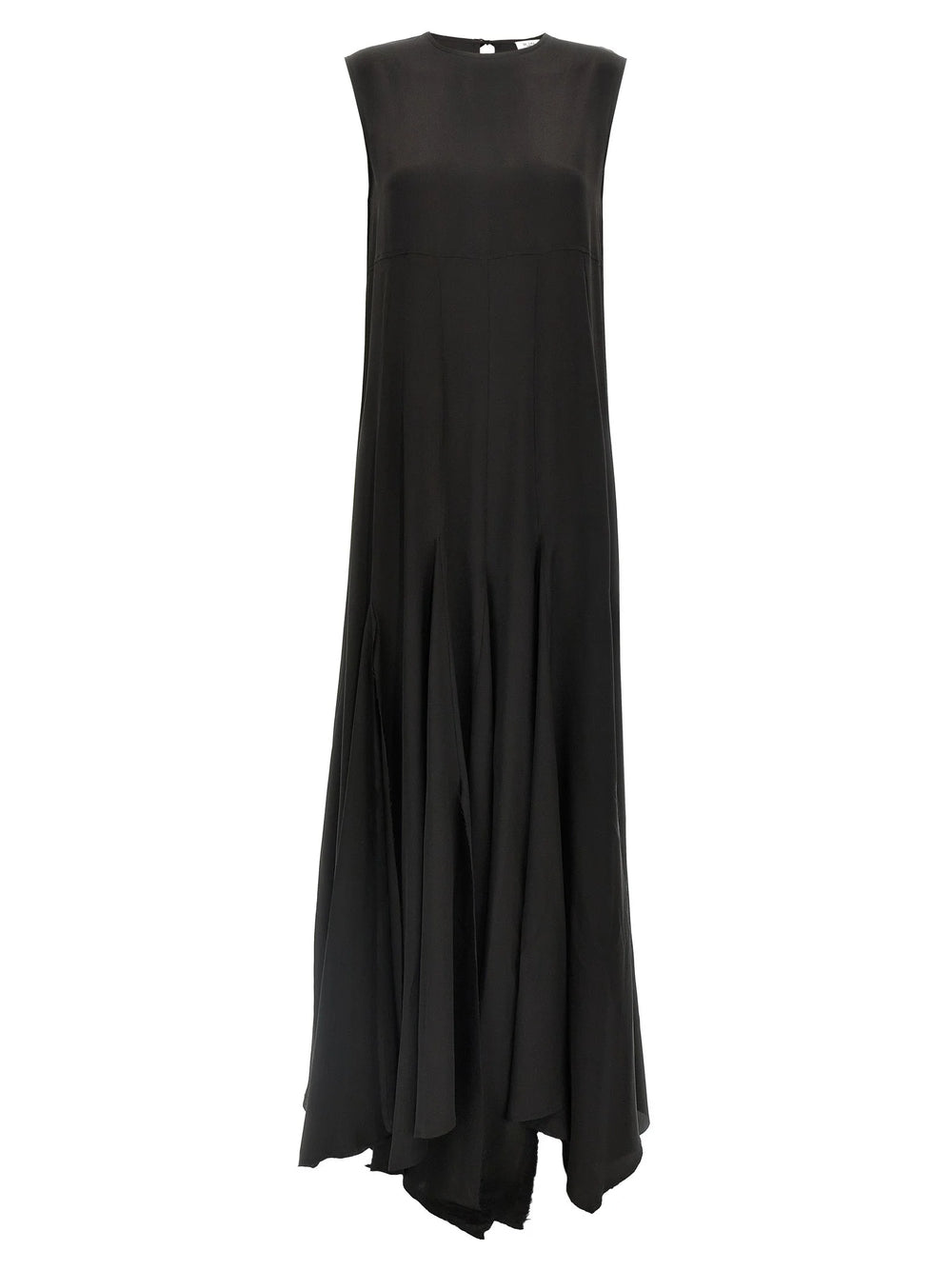 DI.LA3 PARI’ Black Silk Long Dress