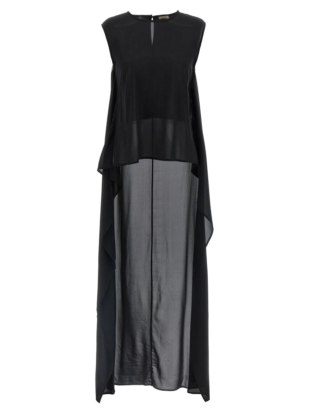 DI.LA3 PARI’ Black Silk Tank Tops - S
