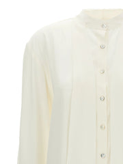 DI.LA3 PARI’ White Silk Blouse - S