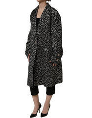 Di Stavnitser Brown Mohair Belted Long Trench Coat Jacket - IT36|XXS