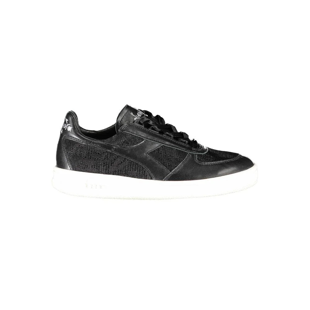 Diadora Black Fabric Sneaker - Athletic Shoes