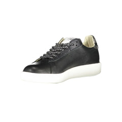 Diadora Black Leather Women Sneaker - Sneakers