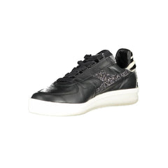 Diadora Black Leather Womens Sneaker - Sneakers