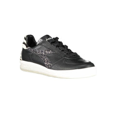 Diadora Black Leather Womens Sneaker - Sneakers