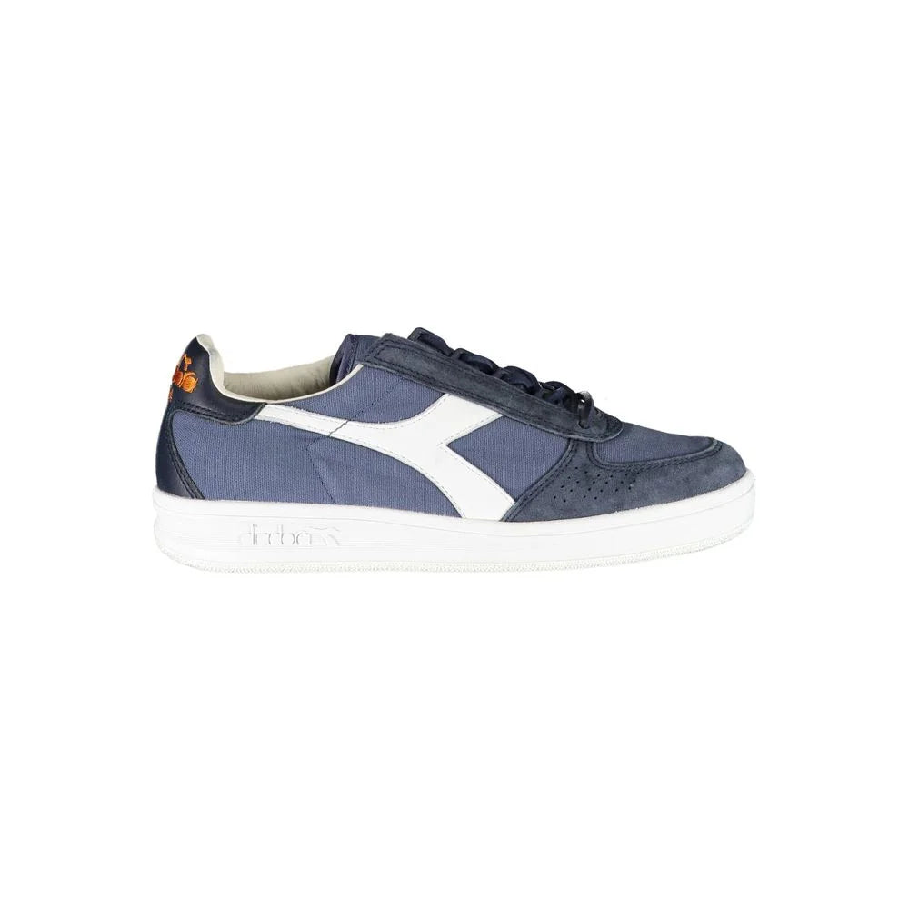 Diadora Chic Blue Contrast Lace-Up Sneakers - EU37/US7 - Sneakers