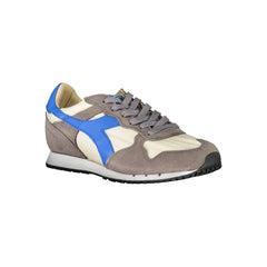 Diadora Gray Fabric Sneaker - EU36.5/US6.5 - Athletic Shoes