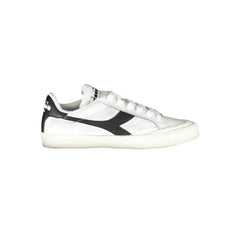 Diadora White Fabric Sneaker - Athletic Shoes