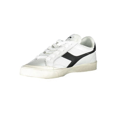 Diadora White Fabric Sneaker - Athletic Shoes