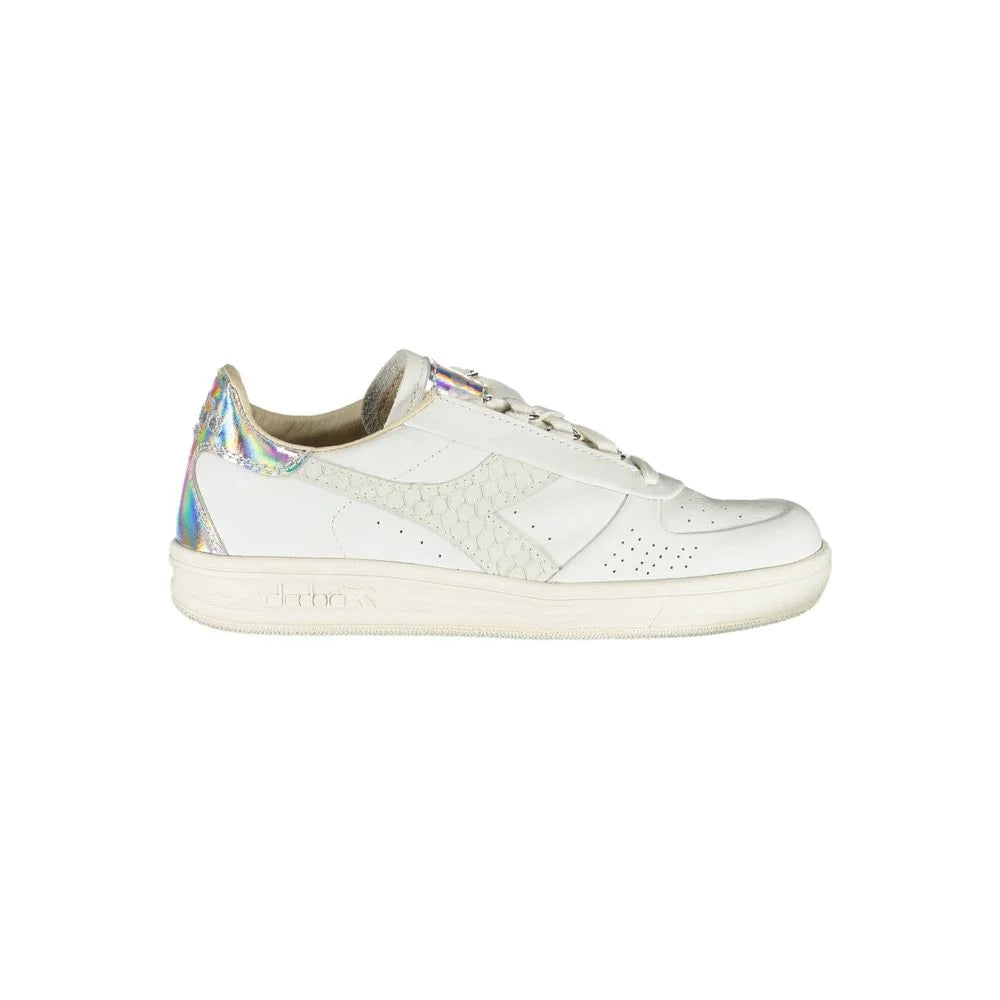Diadora White Fabric Sneaker - Sneakers