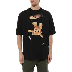 Diego Venturino Black Cotton T-Shirt - XS - T-Shirts