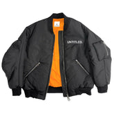 Diego Venturino Black Polyester Men Bomber Jacket - Bomber Jackets