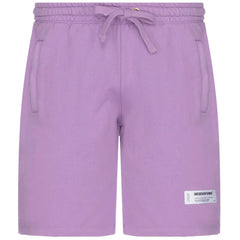 Diego Venturino Purple Cotton Short - M - Jogger Shorts