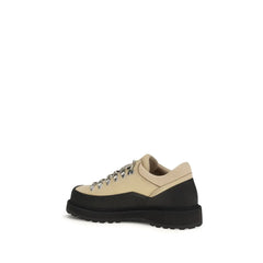 Diemme Beige Calf Leather Bos Taurus Lace-Up Boots