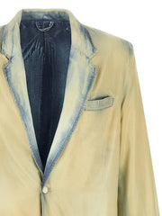 Diesel Beige Lyocell Blazer - S