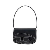 Diesel Black Calf Leather Bos Taurus Shoulder Bag